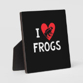 I Liebe Frogs Fotoplatte (Vorderseite)