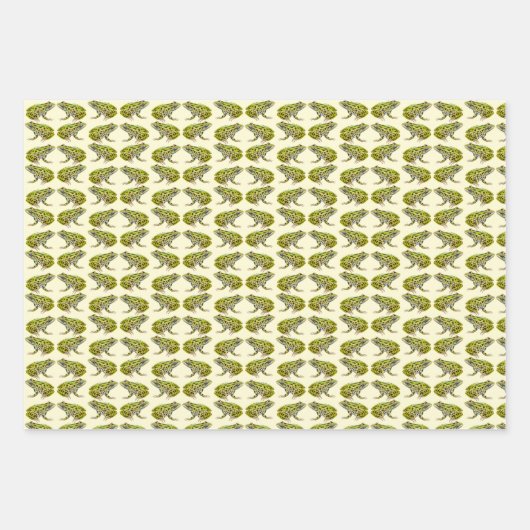 I Liebe Frogs Geschenkpapier Set (Vorderseite)