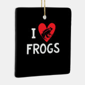 I Liebe Frogs Keramikornament (Rechts)