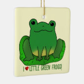 I Liebe Frogs Keramikornament (Rechts)