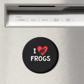 I Liebe Frogs Magnet (In Situ (Geschirrspüler))
