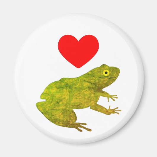 I Liebe Frogs Magnet (Vorne)