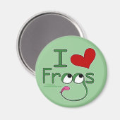 I Liebe FROGS Magnet (Vorderseite/Rückseite)