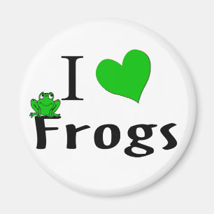 I Liebe Frogs Magnet