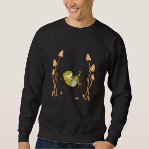 I Liebe Frogs Niedlich Chill Frosch Hammock Sweatshirt