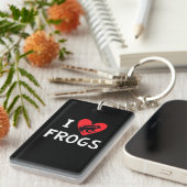 I Liebe Frogs Schlüsselanhänger (Vorderseite rechts)