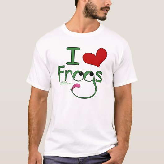 I Liebe FROGS T-Shirt (Vorderseite)