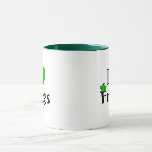 I Liebe Frogs Tasse (Zentrum)