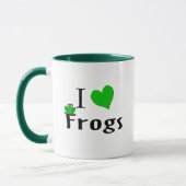 I Liebe Frogs Tasse (Links)