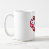 I Liebe Frohes Valentinstag Kaffeetasse (Links)