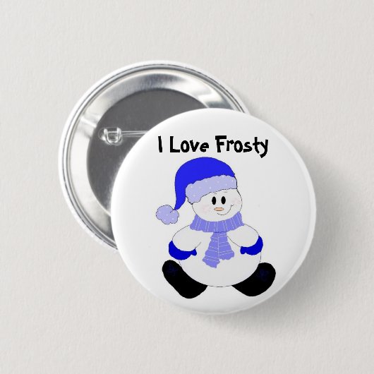I Liebe Frosty Button (Vorne & Hinten)