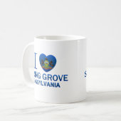 I Liebe-Frühlings-Waldung, PA Kaffeetasse (Vorderseite Links)