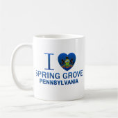 I Liebe-Frühlings-Waldung, PA Kaffeetasse (Links)