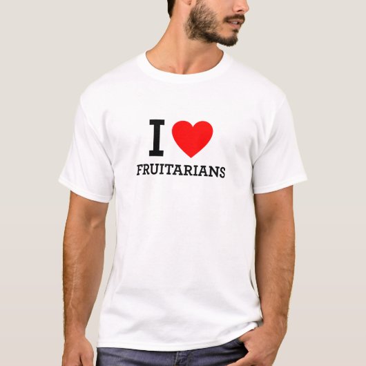 I Liebe Fruitarier T-Shirt (Vorderseite)