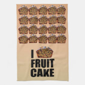 I Liebe Fruitcake Geschirrtuch (Vertikal)