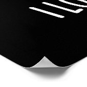 I Liebe Fry Days Funny French Fries Pun Dark BG Poster (Ecke)