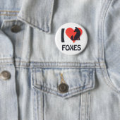 I Liebe Füchse Button (Beispiel)