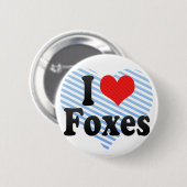 I Liebe-Füchse Button (Vorne & Hinten)
