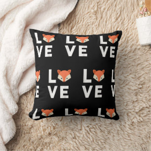 I Liebe Füchse Niedlich Fox Funny Fox Liebe Tierge Kissen
