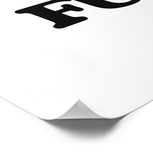 I Liebe Fudge Poster (Ecke)