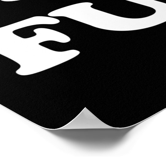 I LIEBE FUNK POSTER (Ecke)