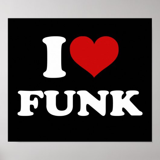 I LIEBE FUNK POSTER (Vorne)