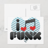 I Liebe Funk Postkarte (Vorne/Hinten)