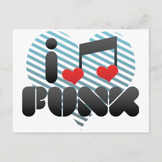 I Liebe Funk Postkarte (Vorderseite)