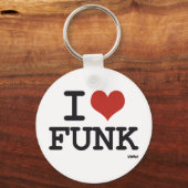 I LIEBE FUNK SCHLÜSSELANHÄNGER (Vorderseite)