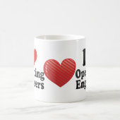 I Liebe-funktionierende Ingenieure Kaffeetasse (Mittel)