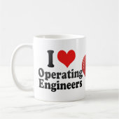I Liebe-funktionierende Ingenieure Kaffeetasse (Links)