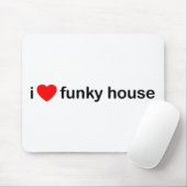 I Liebe-Funky Haus Mousepad (Mit Mouse)