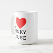I Liebe Funky House Kaffeetasse (Vorderseite Links)