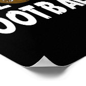 I Liebe Fußball für Männer Frauenfußball Geschenk Poster (Ecke)