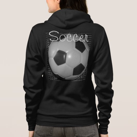 I Liebe Fußball (Fußball) Hoodie (Rückseite)