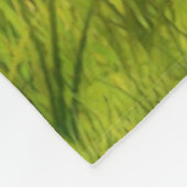 I Liebe-Fußball mit Monogramm Fleecedecke (Ecke)