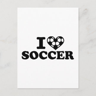I Liebe Fußball Postkarte