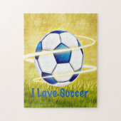I Liebe-Fußball Puzzle (Vertikal)