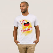 I Liebe Fußball T-Shirt (Vorne ganz)