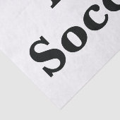 I Liebe Fußball-Tissue Seidenpapier (Ausschnitt)