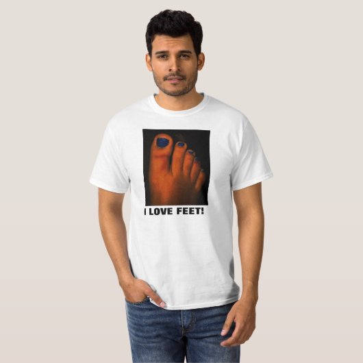 I LIEBE-FÜSSE! T-Shirt (Vorne ganz)