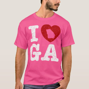I Liebe Ga Georgia Us Staat T-Shirt Familienurlaub