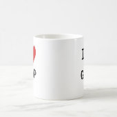 I Liebe GAAP - I Herz GAAP - Funny GAAP Kaffeetasse (Mittel)