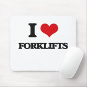 I LIEBE-Gabelstapler Mousepad (Mit Mouse)