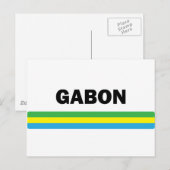 I Liebe Gabon Postkarte (Vorne/Hinten)