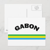 I Liebe Gabon Postkarte (Vorne/Hinten)