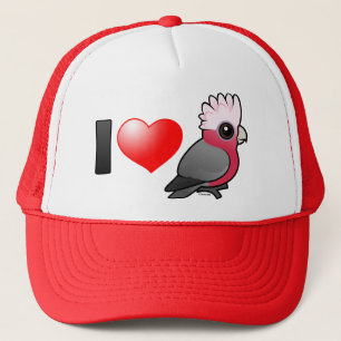 I Liebe Galahs (Wappen oben) Truckerkappe
