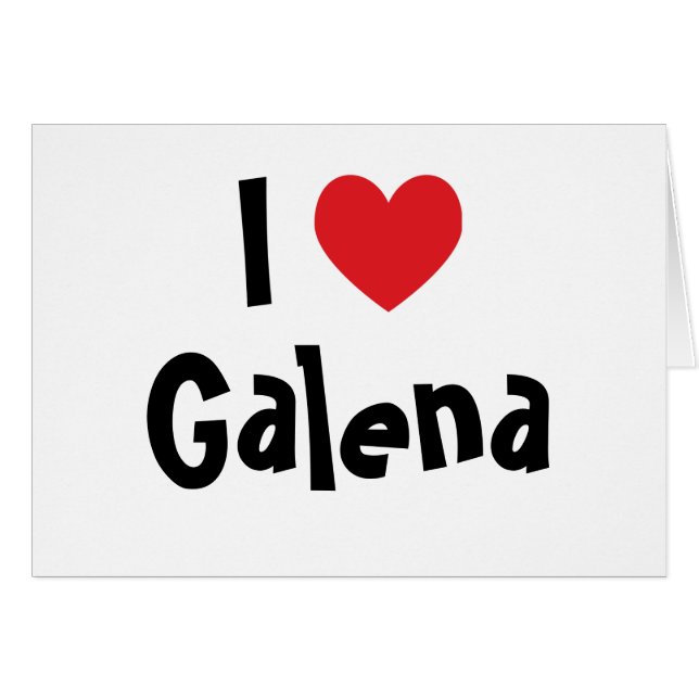 I Liebe Galena (Vorderseite (Horizontal))