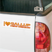 I Liebe Gallup, Nanometer Autoaufkleber (Auf Lkw)