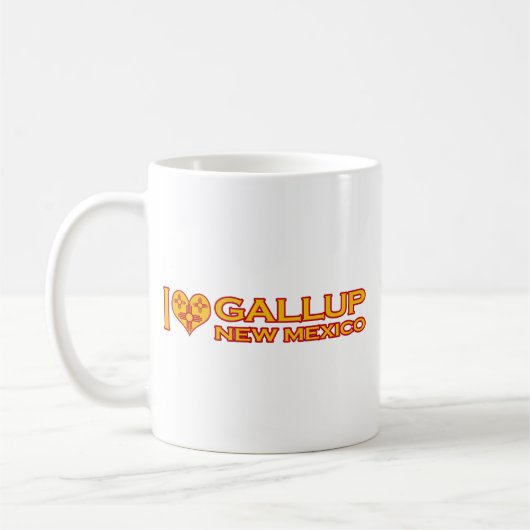 I Liebe Gallup, Nanometer Kaffeetasse (Links)